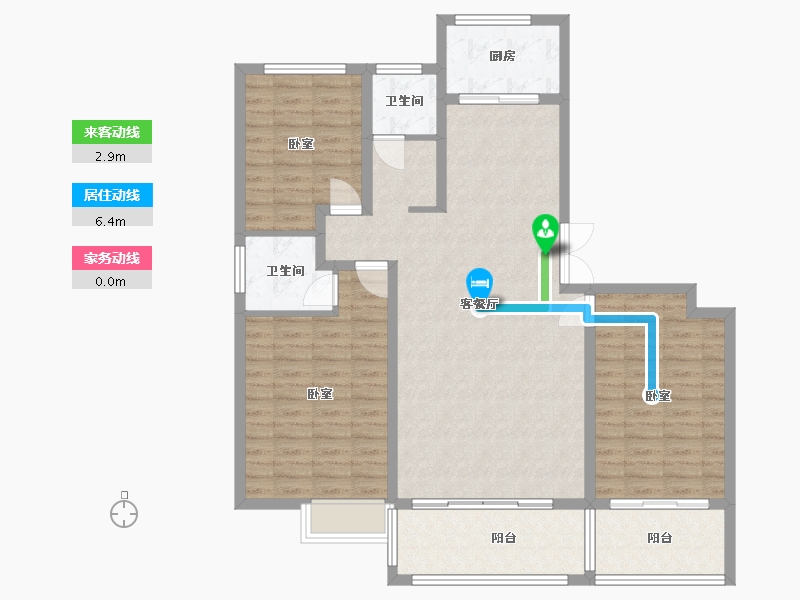 河南省-三门峡市-瑞德华府-115.74-户型库-动静线