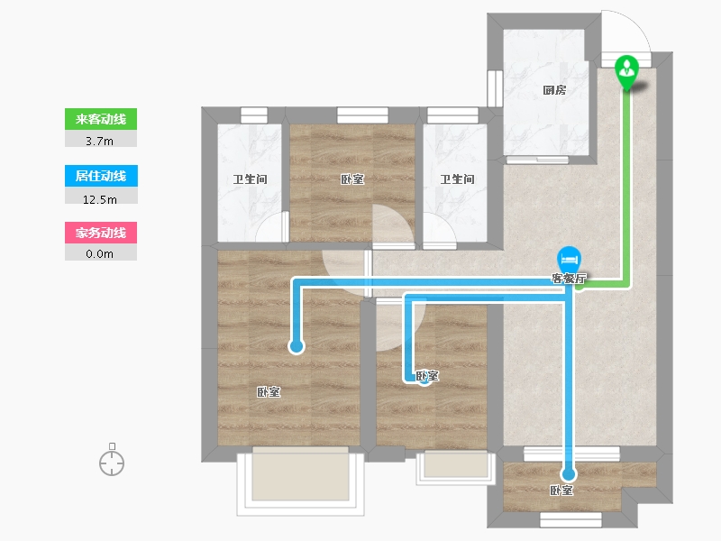 河南省-安阳市-实地紫薇公馆-37.03-户型库-动静线