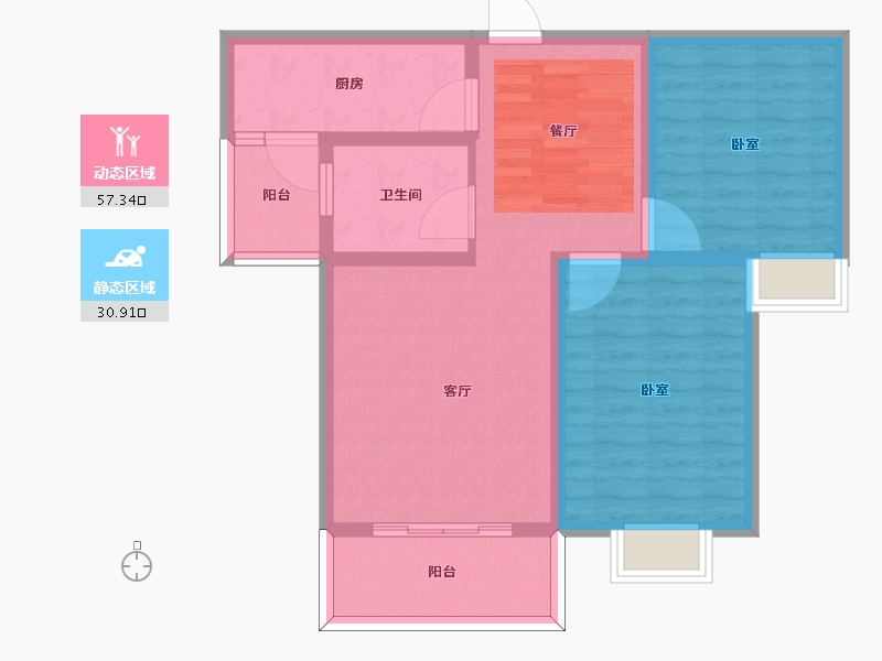 河南省-许昌市-香榭丽舍-78.50-户型库-动静分区