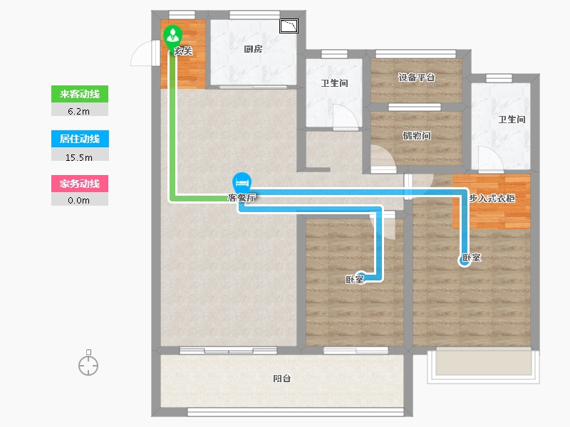 河南省-许昌市-建业臻悦汇-99.99-户型库-动静线