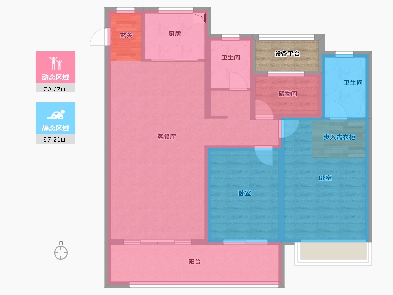 河南省-许昌市-建业臻悦汇-99.99-户型库-动静分区