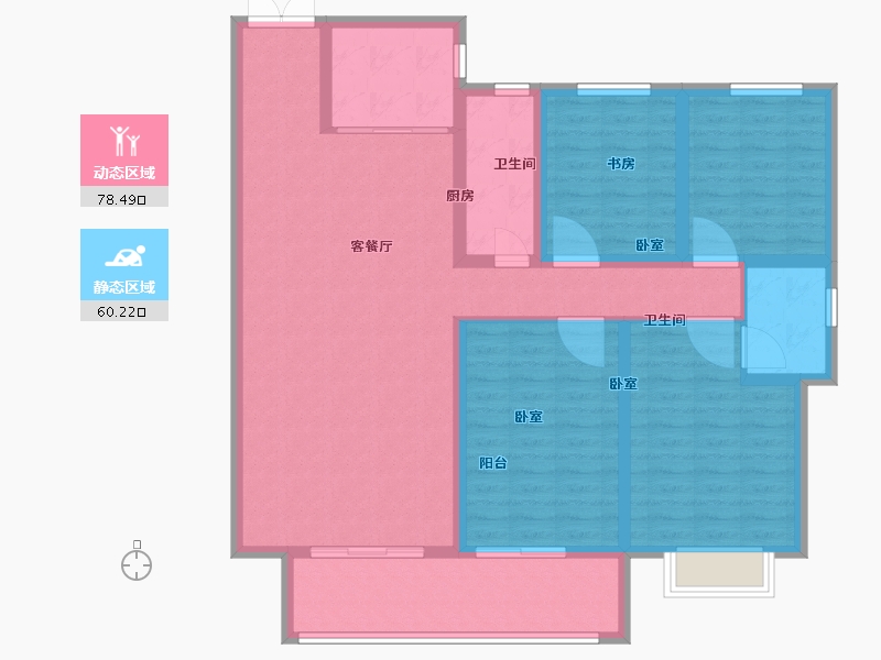 山东省-德州市-奥特莱斯·澜铂湾-125.00-户型库-动静分区