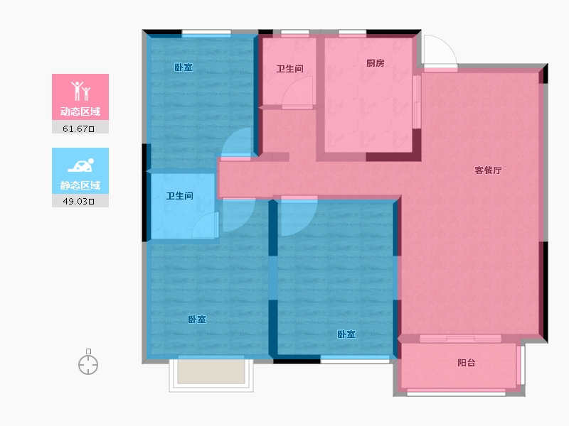 河南省-商丘市-归德华府-99.00-户型库-动静分区