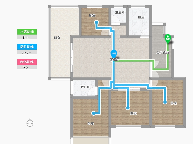 河南省-南阳市-南召壹号院-115.94-户型库-动静线