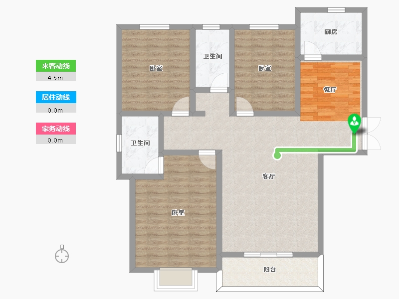 河南省-许昌市-香榭丽舍-107.99-户型库-动静线