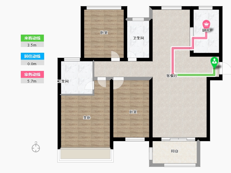 河南省-南阳市-邓州至尊府-102.18-户型库-动静线