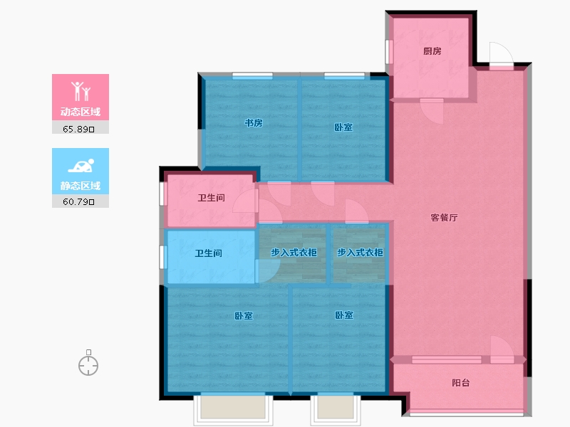 河南省-许昌市-华润紫云府-114.31-户型库-动静分区