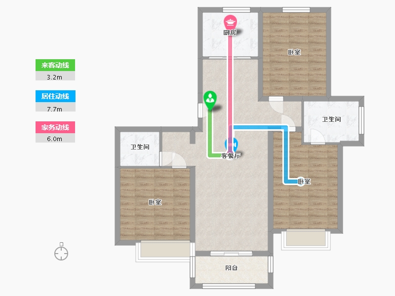 河南省-许昌市-锦绣苑-101.23-户型库-动静线