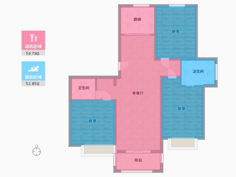 河南省-许昌市-锦绣苑-101.23-户型库-动静分区