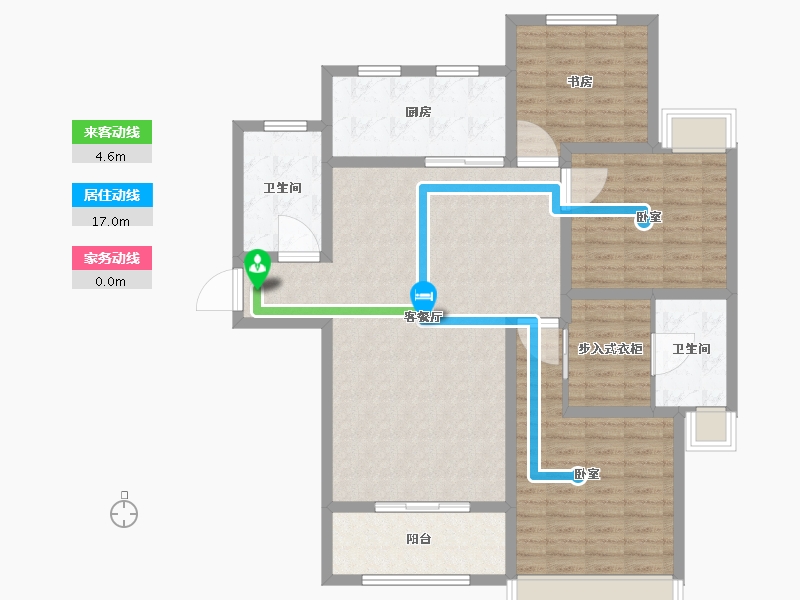 河南省-许昌市-骏景丽都-116.00-户型库-动静线