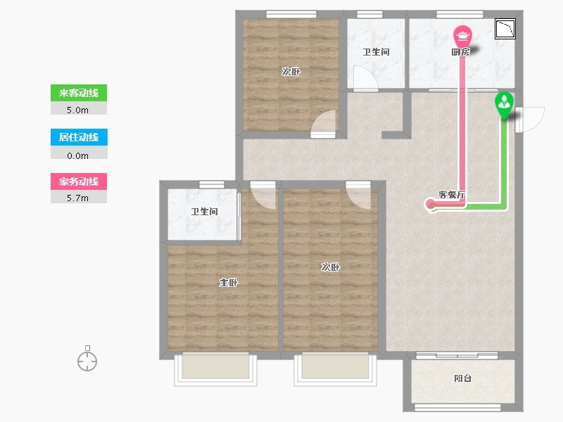 山东省-济南市-城发凤凰城-101.99-户型库-动静线