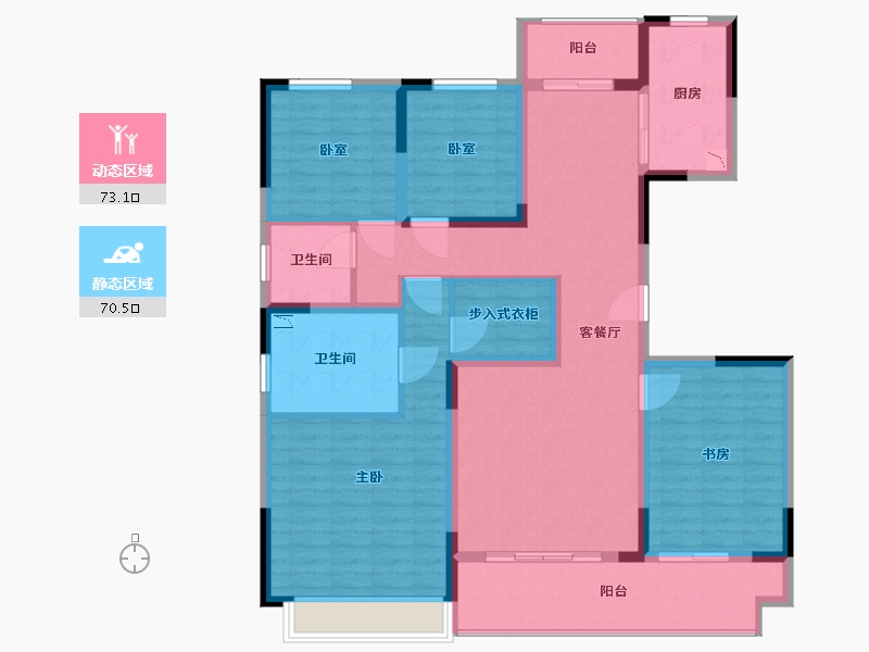 河南省-许昌市-保利堂悦-128.00-户型库-动静分区