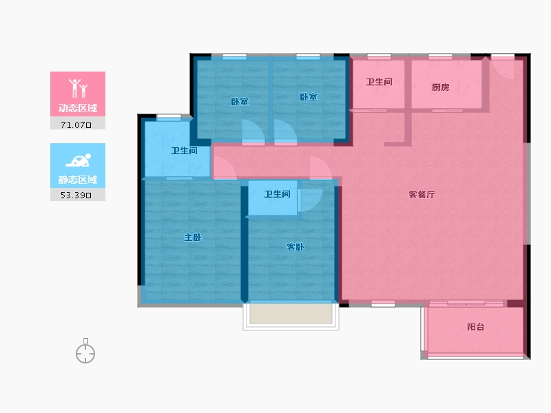 河南省-许昌市-中建观湖悦府-112.00-户型库-动静分区