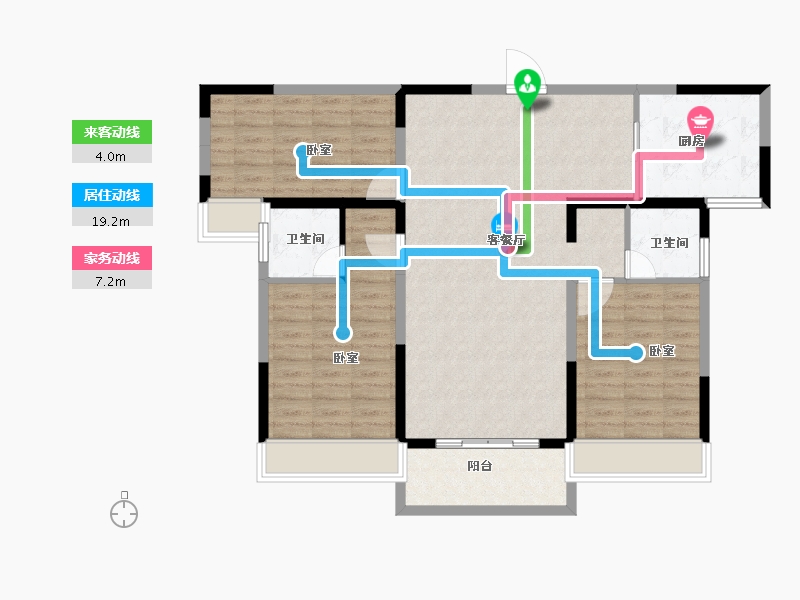 河南省-南阳市-国海•翰林学府-100.00-户型库-动静线