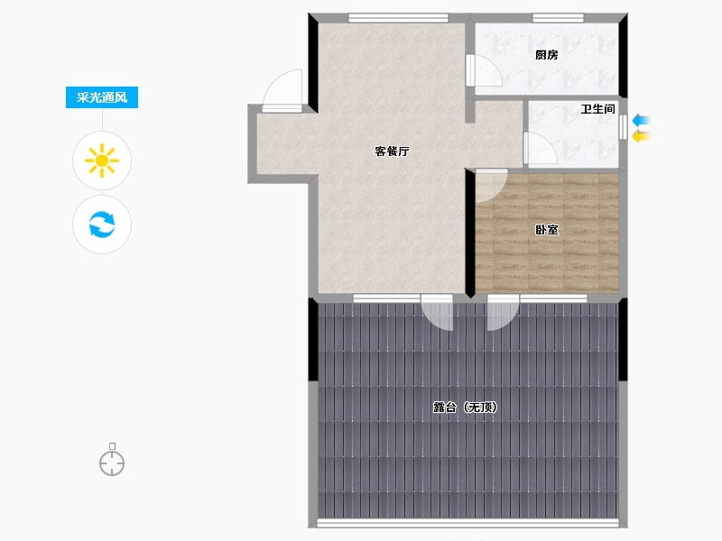 河南省-郑州市-融创·漫山小镇-113.82-户型库-采光通风