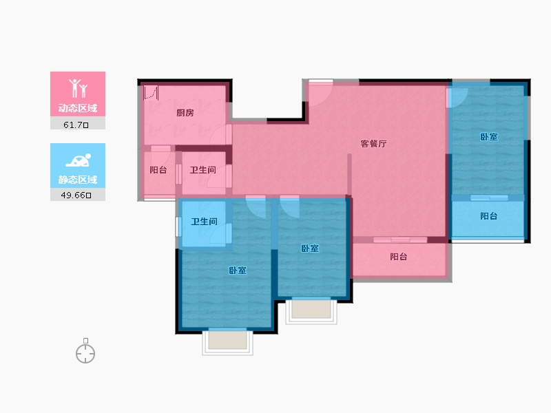 山东省-菏泽市-天正中央大街-98.01-户型库-动静分区