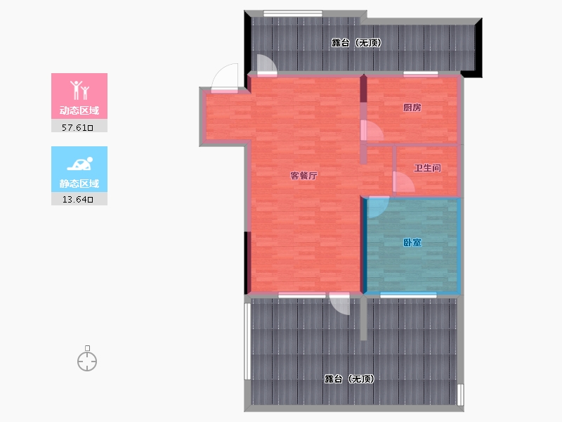 河南省-郑州市-融创·漫山小镇-113.25-户型库-动静分区