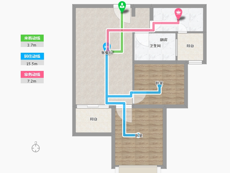 河南省-商丘市-翰林苑-74.92-户型库-动静线