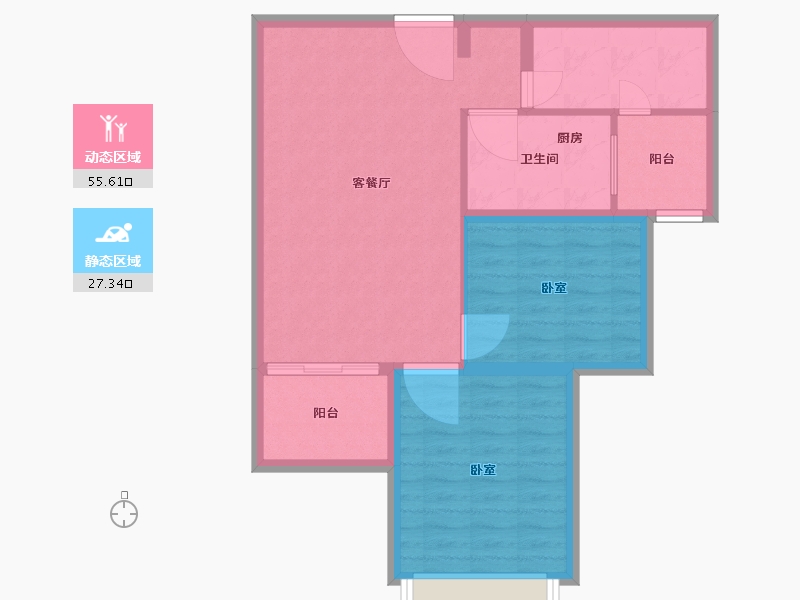 河南省-商丘市-翰林苑-74.92-户型库-动静分区