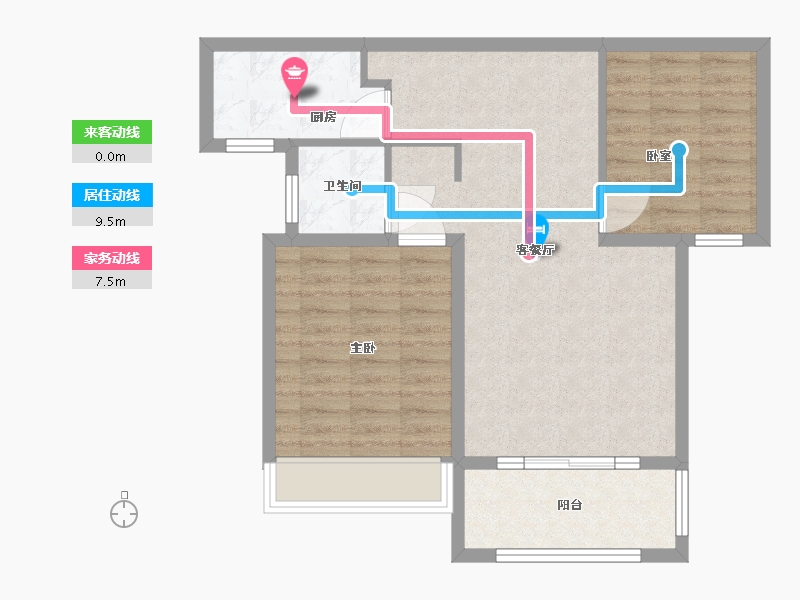 河南省-许昌市-腾飞洪河富贵-70.00-户型库-动静线