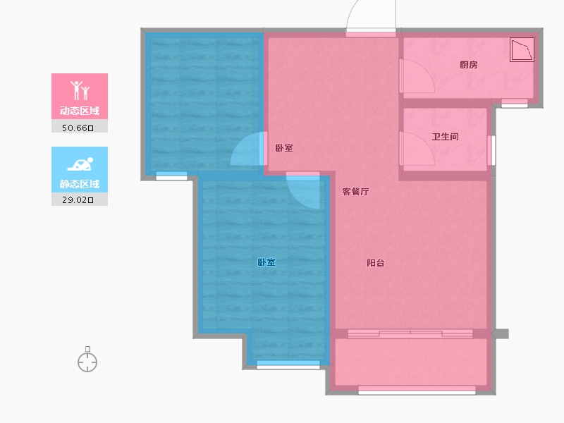 河南省-三门峡市-海洋金盾园-70.92-户型库-动静分区