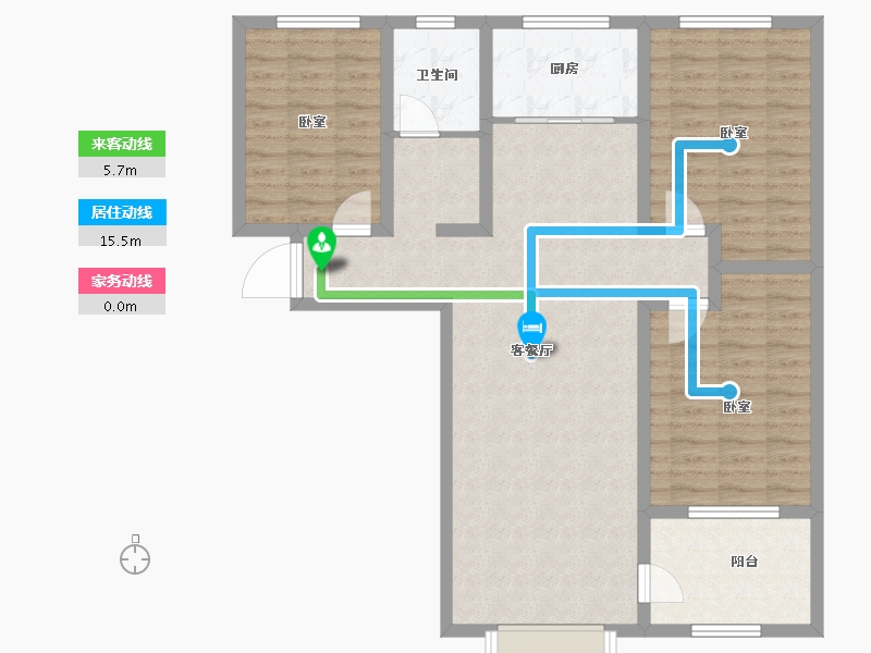 山东省-滨州市-国泰家园-102.12-户型库-动静线