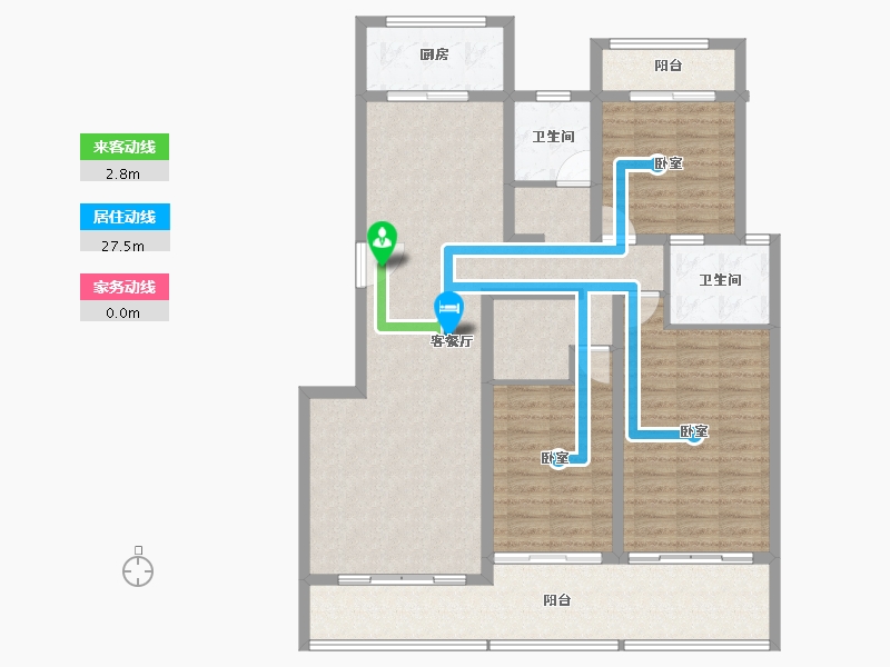 河南省-郑州市-民安城市之光-120.44-户型库-动静线