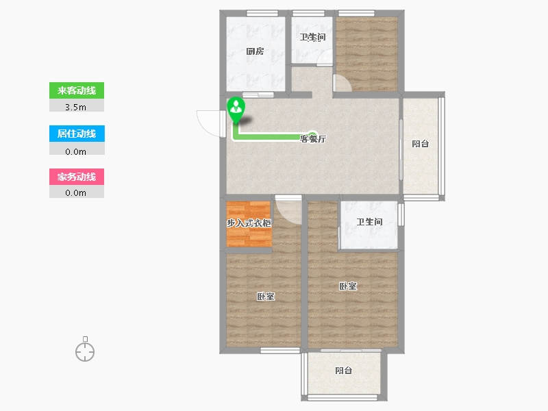 河南省-郑州市-绿城明月江南-91.99-户型库-动静线