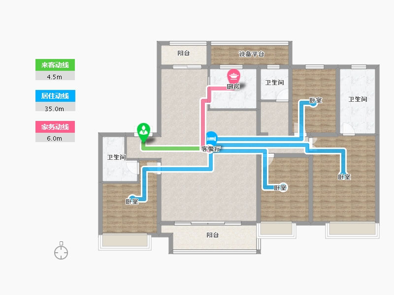 河南省-安阳市-安阳建业世和府-165.05-户型库-动静线