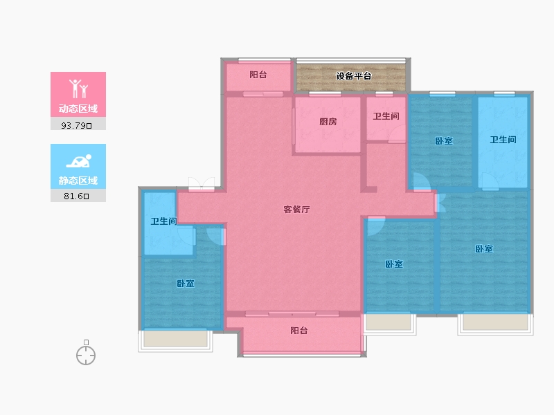 河南省-安阳市-安阳建业世和府-165.05-户型库-动静分区