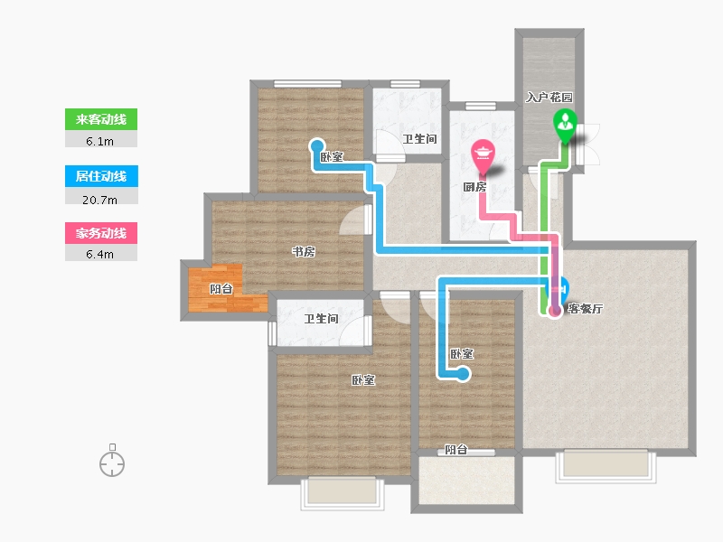 河南省-洛阳市-世纪龙城-137.50-户型库-动静线