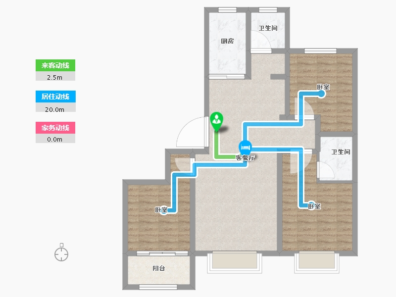 山东省-滨州市-百壹·春风十里-92.35-户型库-动静线