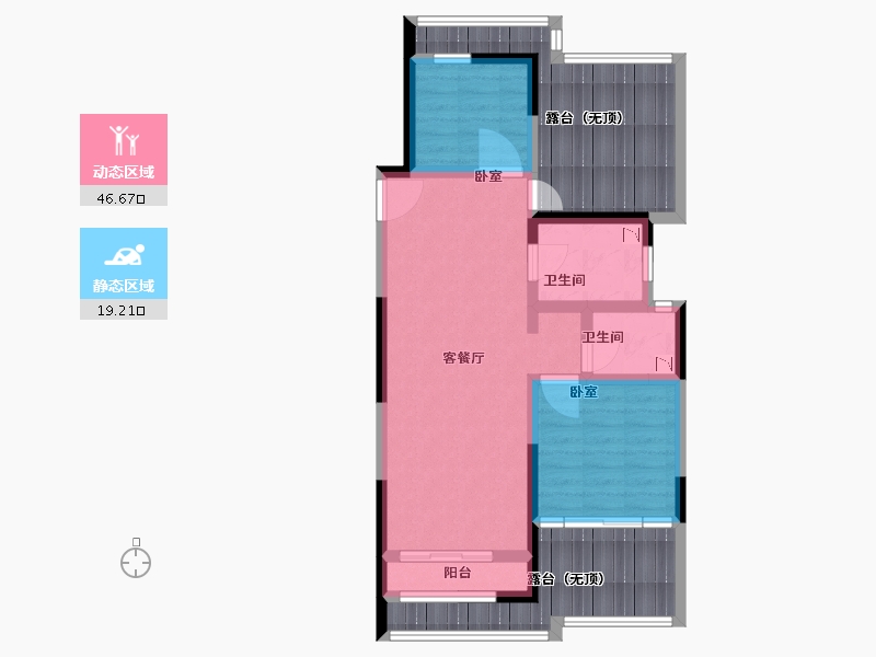 河南省-郑州市-美景美境-81.00-户型库-动静分区