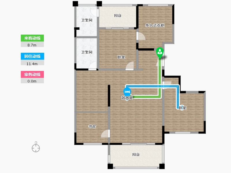 河南省-郑州市-郑东华府·TIVOLI-243.01-户型库-动静线