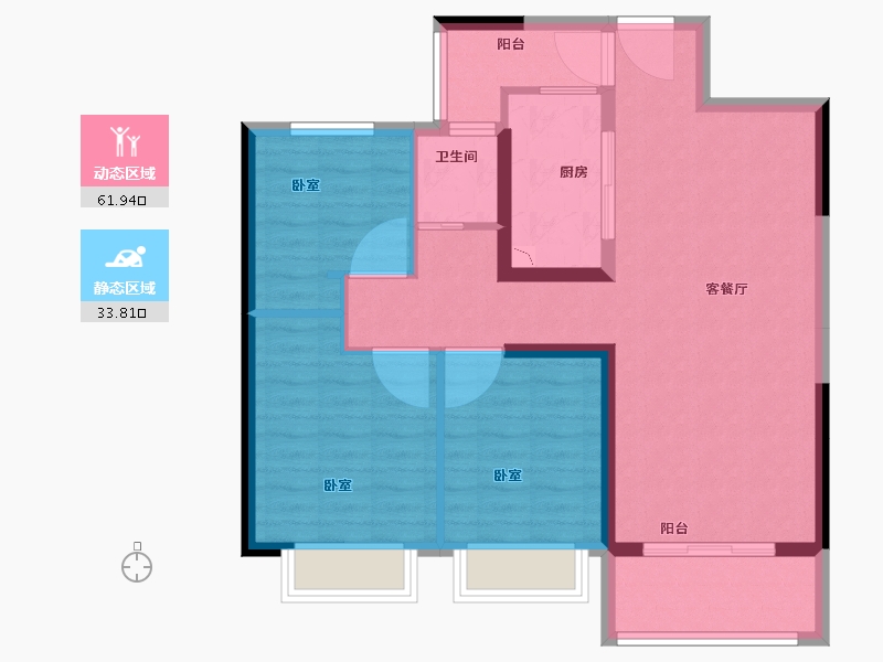 河南省-洛阳市-尚品1号-85.88-户型库-动静分区