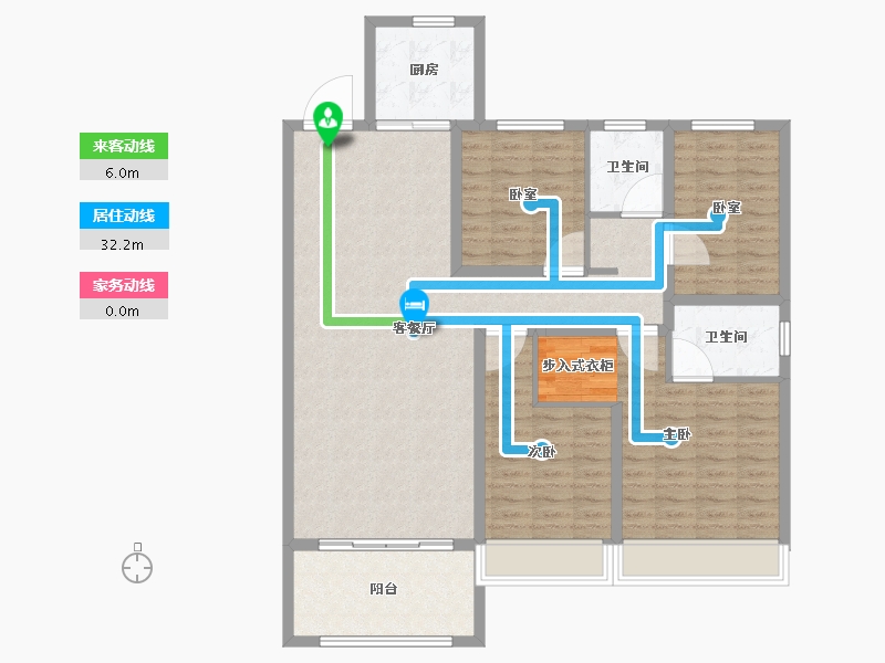 山东省-滨州市-双泰•建大城-118.29-户型库-动静线