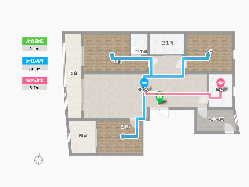 山东省-临沂市-天基黄金水岸-152.00-户型库-动静线