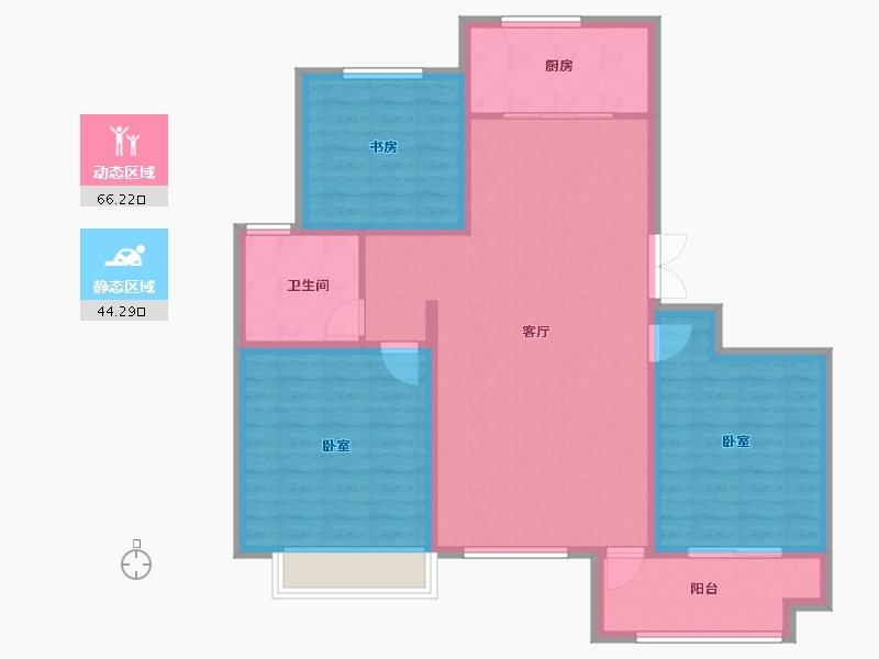 山东省-日照市-东辰健康智慧城-99.67-户型库-动静分区