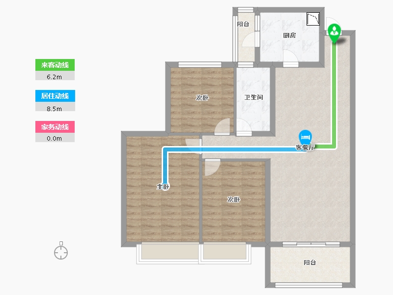 山东省-济南市-济南恒大龙奥御苑-98.90-户型库-动静线