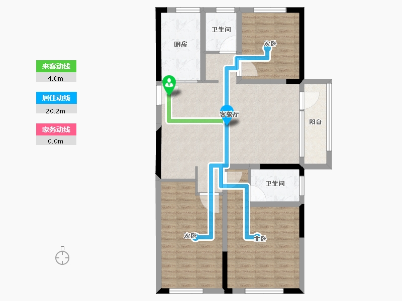 山东省-青岛市-智慧之城-89.99-户型库-动静线