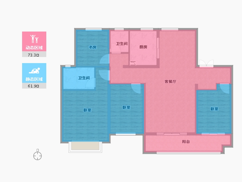 山东省-德州市-舜和慢城-122.01-户型库-动静分区