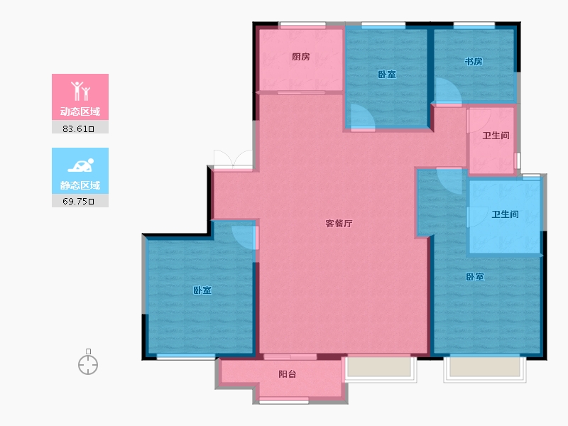 山东省-德州市-红烨・一品-140.00-户型库-动静分区