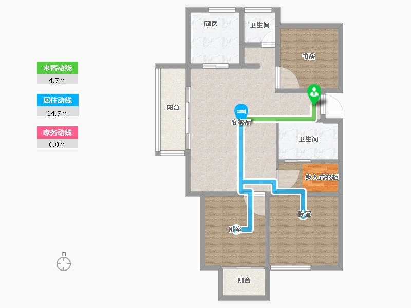 河南省-郑州市-绿城明月江南-100.00-户型库-动静线