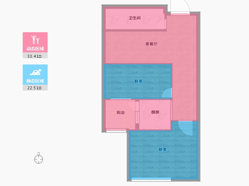 河南省-郑州市-中部两岸富海湾-50.00-户型库-动静分区