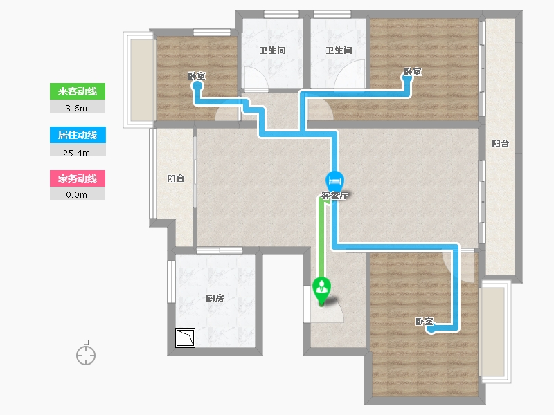 河南省-郑州市-昆明恒大国际健康城-112.59-户型库-动静线