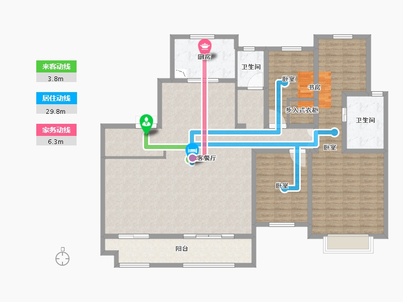 山东省-德州市-舜和慢城-151.90-户型库-动静线