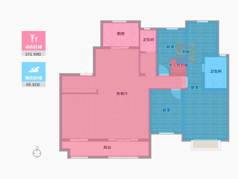 山东省-德州市-舜和慢城-151.90-户型库-动静分区