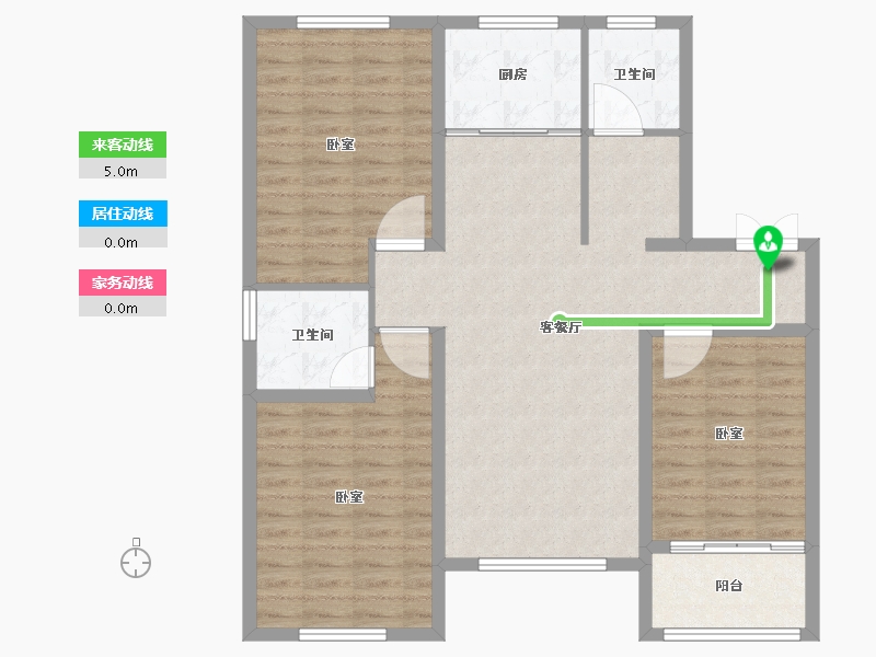 山东省-德州市-临邑阳光一品-101.00-户型库-动静线