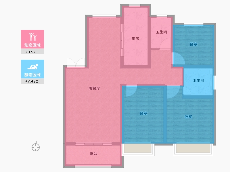 山东省-德州市-昇龍院-106.00-户型库-动静分区