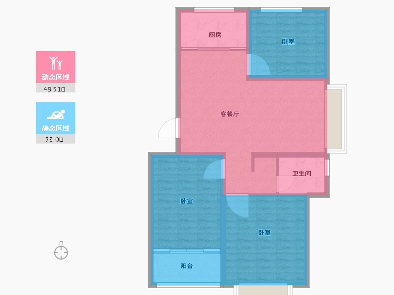 山东省-聊城市-畅博·书香首府-92.00-户型库-动静分区